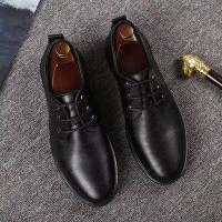 Moda 2022 nuevos zapatos de vestir antideslizantes para hombre, zapatos de cuero transpirable Mokasin con logotipo negro - details 9