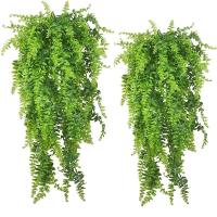 Colgante de 32 pulgadas, planta de plástico falsa de pared de helecho artificial de Boston, casa, corona de boda, decoración interior y exterior - details 3