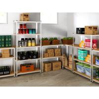 Estanterías metálicas de almacenamiento 160x90x40cm 700kg 4 estantes MDF organizador taller - details 1