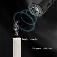 Portátil de mano con linterna LED potente, repelente ultrasónico de perros antiladridos - details 1