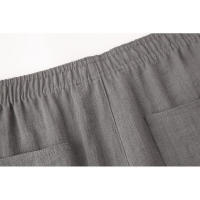 Conjunto de Moda para Mujer OUWU Abrigos Sueltos con Cordones y Pantalones Vintage de Cintura Alta Elástico - details 27