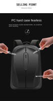 Mochila de casco duro tridimensional de moda para hombres de gran capacidad - details 12