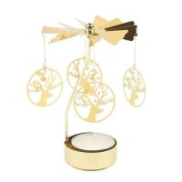 Velas Giratatorias de Metal en Formas de Copo de Nieve y Ángel Portavelas para Té Romántico, Boda, Decoración del Hogar en Navidad - details 25