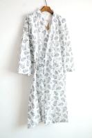 2025 nuevo traje 100% de gasa de algodón para hombre, pijama tipo kimono japonés Yukata fino y suelto, bata con capucha para hombre, pijama con cuello en V, albornoz - details 14
