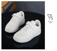 Zapatos de tablero para niños Niños Primavera y otoño 2025 nuevos zapatos blancos impermeables de cuero suela suave ligera. - details 1
