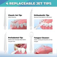 Irrigador dental de agua para limpieza de dientes,3 modos, irrigador oral recargable, PX7 impermeable,para niños y adultos - details 5
