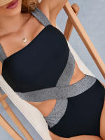 Bañador Sexy de una pieza para mujer, traje de baño de realce, ropa de playa con cuello Halter, Monokini, Bikini de playa 2023 - details 9