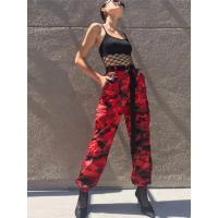 Pantalones de talle medio para mujer, cargo de camuflaje suelto para pantalones cómodos - details 22