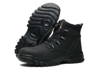 Botas de trabajo con punta de acero inoxidable, zapatos de seguridad resistentes a golpes y golpes, botas de moto impermeables para hombre - details 29