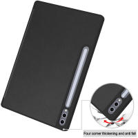 Funda de cuero para Samsung Galaxy Tab S10+ Plus, ligera y duradera, con soporte multiángulo - details 12