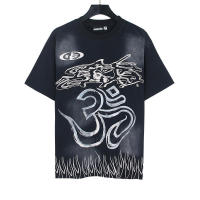 Camiseta Deportiva de Algodón Puro para Hombres Estilo Básico Casual de Verano con Impresión Adicional en la Parte Delantera - details 0