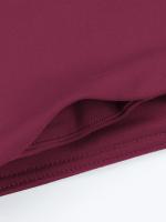 pantalones cortos de yoga con 3 bolsillos para mujer, mallas deportivas sin costuras para gimnasio, pantalones cortos elásticos para ciclismo, mallas de color sólido para mujer - details 2