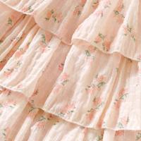 Vestidos de Princesa Ouwu para Niñas de 1 a 6 Años Vestido de Fiesta Diario sin Mangas con Estampado Floral y Volantes - details 8