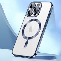 Funda protectora transparente para teléfono, Cubierta de chapado magnético, Agujero fino, iP16, 15, 14, 13 - details 1