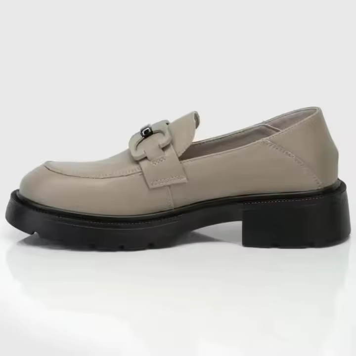 Zapatos planos informales de cuero suave y cómodos para mujer, diseño 2024 - 1