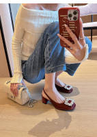 Zapatos de Mujer de Moda Sandalias Platas de Alta Gama con Tacón de Diamantes de Imitación - details 9