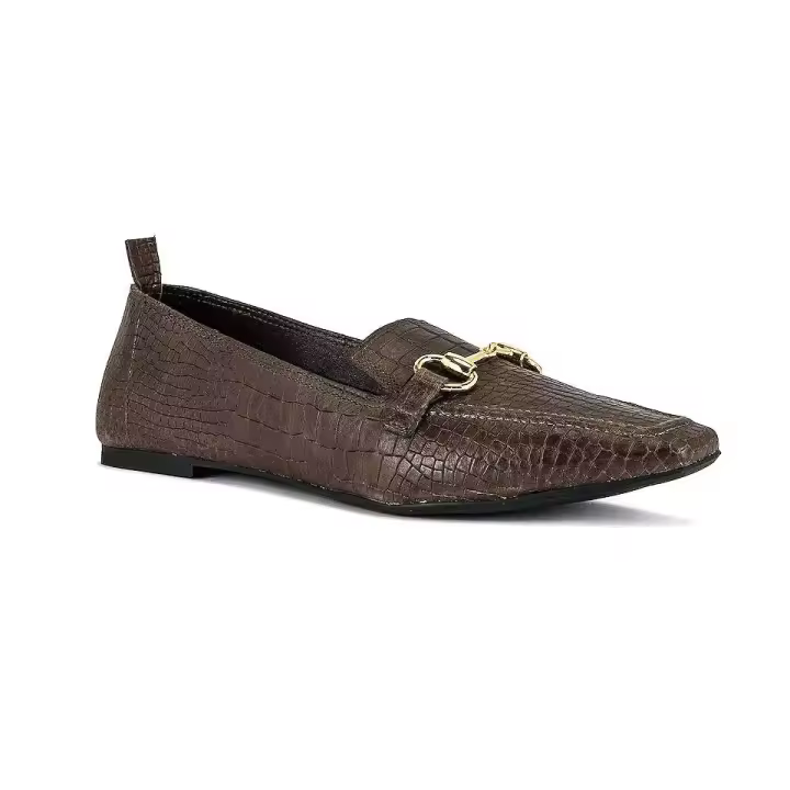 Nuevo producto de diseño único de moda profesional lanzó zapatos planos de piel de vaca de alta calidad para mujer - 1