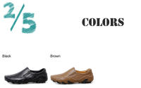 Mocasines de Moda para Hombres Suela de Goma Resistente al Desgaste Cuero Sintético - details 1