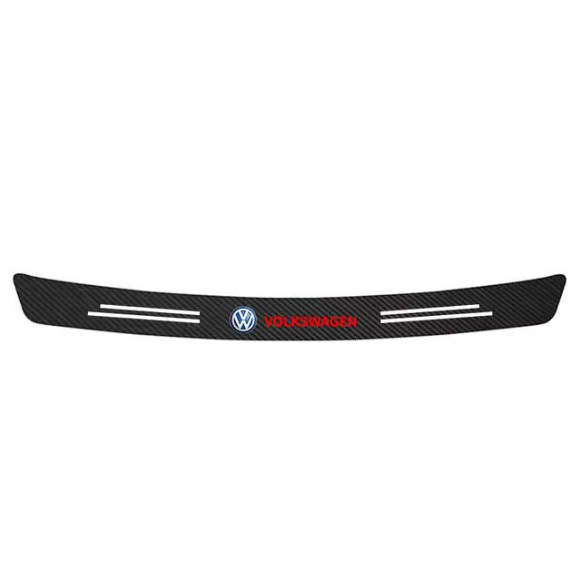 Pegatina Protectora de Umbral de Coche de Fibra de Carbono Estilo de Coche con Alta Resistencia para Volkswagen VW GTI TOURAN CADDY P - 1
