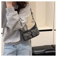 Bolso de mano de moda, bolso vaquero Retro, bolso cruzado para axila, bolso de hombro para chica picante, bolso para axila, bolso de tela Y2K, ropa de calle - details 5