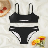 2025 nuevo traje de baño dividido sin tirantes para mujer, Bikini Sexy de playa, traje de baño de aguas termales - details 3
