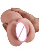 Muñeca de silicona de medio cuerpo 3D sexy con empaque privado, trasero realista, pechos grandes, vagina realista, masturbador masculino, juguetes sexuales anales para hombres - details 6