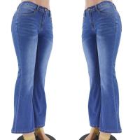 Pantalones vaqueros retro de cintura media para mujer, pantalones vaqueros con bolsillo, moda informal - details 12