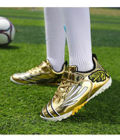 Nuevos zapatos de fútbol dorados a la moda para niños, zapatos de fútbol antideslizantes cómodos, zapatillas deportivas para niños, zapatillas deportivas para niños - details 27