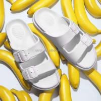 Nuevas ventas de sandalias planas 2025 para adultos con diamantes de imitación de PVC ligeras de alta calidad para hombres y mujeres a bajo precio - details 4