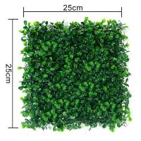 10 piezas de paneles de pared de seto de eucalipto de 25 cm, plantas de jardín verticales artificiales, decoraciones de boda de boj falso - details 4