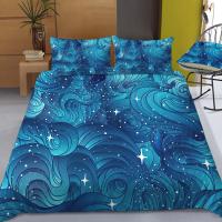 Conjunto de Cama de Estrellas Galaxia Cubierta de Edredón Suave para Niños y Niñas - details 5
