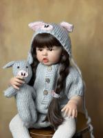 BZDOLL-Muñeca Reborn realista de silicona suave para niña, bebé de 60cm y 24 pulgadas, regalo de Navidad encantador - details 5