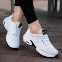 Zapatos Deportivos transpirables para mujer, zapatillas suaves para caminar, informales, cómodas, color blanco - details 5