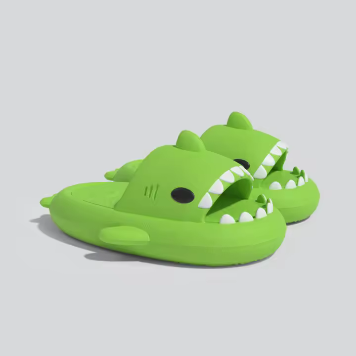 Nuevas zapatillas de tiburón de tercera generación baño antideslizante zapatillas frescas - 1