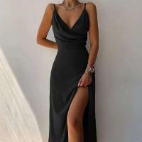 Elegante Vestido de Cintura Paghetti con Cuello Profundo V Moda de Verano 2024 para Mujeres - details 2