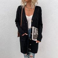 Suéteres de punto para mujer, cárdigan informal, abrigos de punto para mujer, otoño - details 5