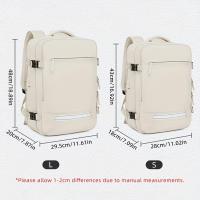 Bolso de ordenador de gran capacidad para mujer, mochila multifuncional para desplazamientos diarios, con bolsillos secos y húmedos - details 6