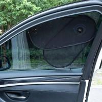 Tipo de ventosa giratoria para ventana lateral de coche, parasol para coche, protección UV, parasol universal negro - details 8