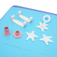 Bañera Plegable de Plástico Engrosado Azul Ideal para Adultos Portátil y Inflable - details 7
