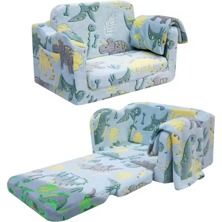 Sillón infantil, mini sofá para la habitación de los niños, elegante sofá de juego para niñas y niños - 1