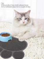 Alfombrilla Antideslizante Para Mascotas Gato Y Perro Forma De Uña De Gato Impermeable Para Comida Y Bebida Interior - details 11
