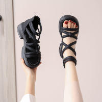 Nuevos Sandalias Platas Antideslizantes para Mujer en Verano 2025 Versátil Moda de Playa para Piso Coberto - details 13