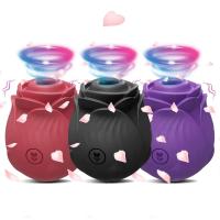 Leten Vibador de Rosa Silicona en Forma de Sucio para Mujeres Estimulador de Clítoris de 10 Frecuencias - details 4
