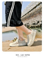 Nuevo Baotou zapatos de agujero para niños sandalias casuales de playa hueca transpirable de suela gruesa antideslizante de secado rápido uso exterior zapatos de moda - details 8