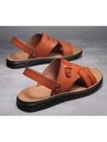 Sandalias de verano para hombre, nuevas, transpirables, de suela blanda, para playa, estilo británico, de talla grande - details 1