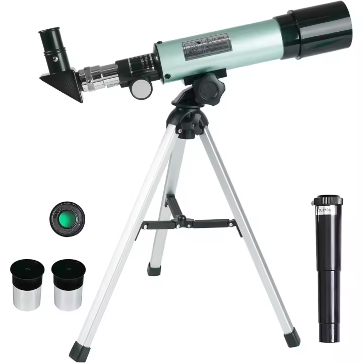 Astronómico Telescopio Zoom 360/50 mm 90X HD Monóculo Espacial Portátil con Trípode - 1