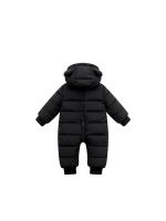 Bebé Niño Niña Nueva Invierno monos De Velours Grueso Caliente Con Capucha Traje De Piel De Avestruz Ropa Infante Rompepiés - details 4