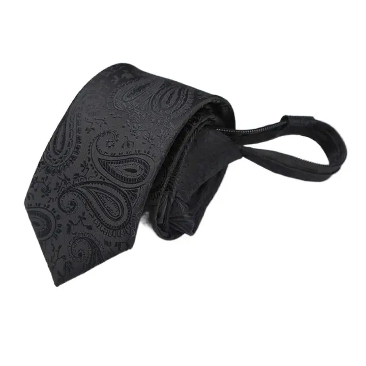 Corbatas de mujer, corbatas con lazo y cremallera, corbatas delgadas, corbatas con estampado Floral, corbatas para hombre, corbatas de moda, corbatas con flores de anacardo - 1