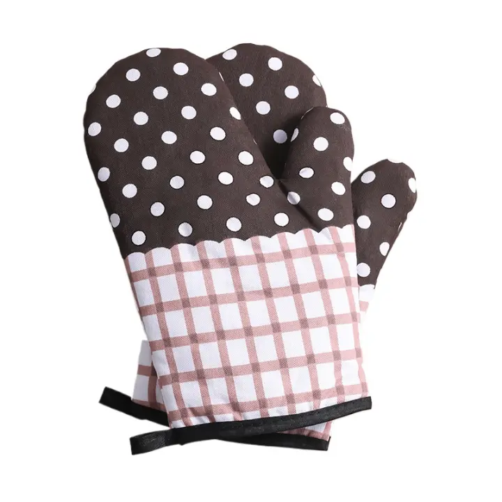 Guantes de Aislamiento Térmico Gruesos Resistentes a Altas Temperaturas para Hornear, Especiales para Horno de Cocina y Microondas - 1