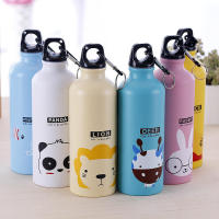 Termo portátil de 500ml para niños, botella de agua bonita para la escuela, frasco de vacío de animales encantadores para deportes al aire libre, Camping y senderismo - details 2